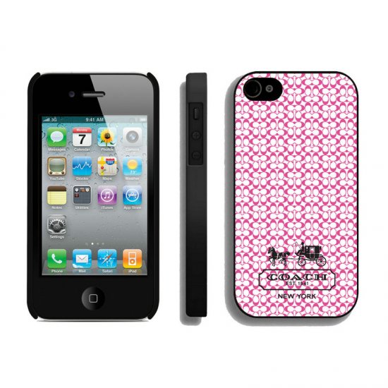 Coach In Confetti Signature Pink iPhone 4 4S Cases AIQ | Women - Click Image to Close